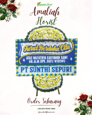Papan Bunga Duka di Pujidadi